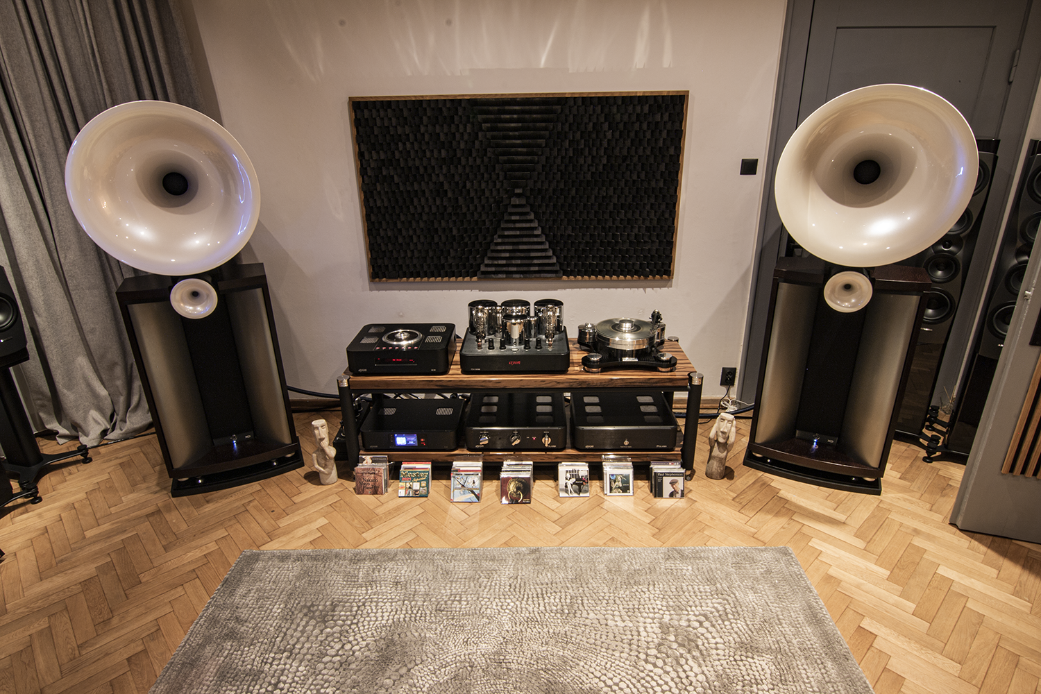 Zestaw audio hi end, Avantgarde Duo Mezzo, Transrotor Z1, Ayon, lampowe.